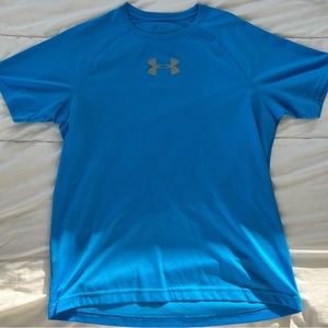 Large Men Blue T-Shirt Underarmour